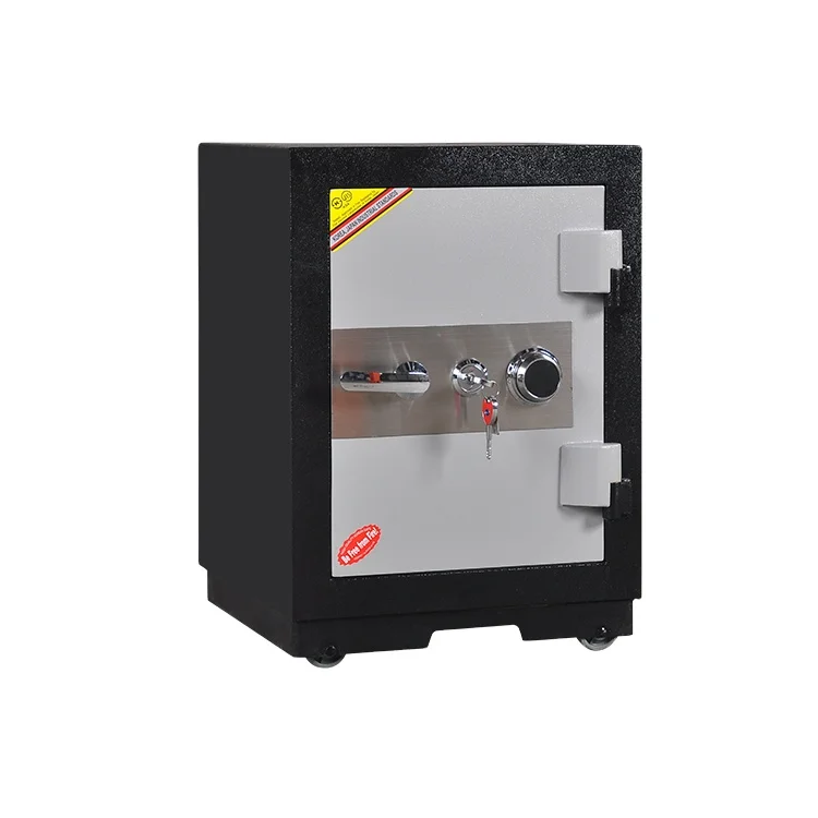 Fireproof Safe Safe Box Digital Key Fingerprint Combination Lock Solid Boxes Electronic Home Bank Safety Box Steel Cash Deposit