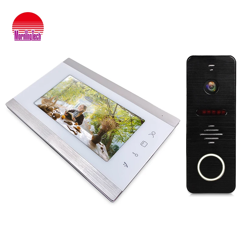 Smartphone 4 Channel 10 Inch Home Intercom Security System CCTV Doorbell Indoor Doorbell