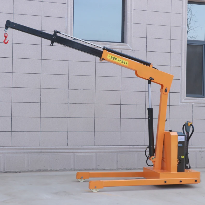 High Quality 1 Ton 4 Meter Fully Electric Mobile Crane For Construction
