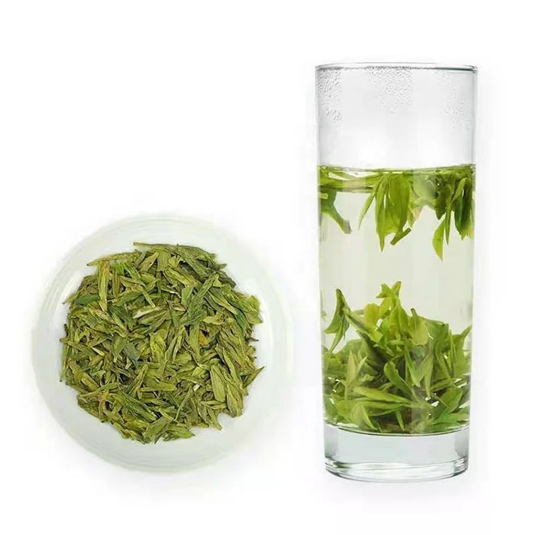Premium China Organic Dragon well green tea Longjing Green Tea