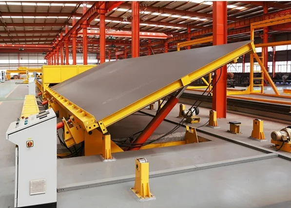 Panel Precast Tilting Table With Steam Curing System For Concrete Reinforced External And Internal Wall Panels Hydraulic Tilt S