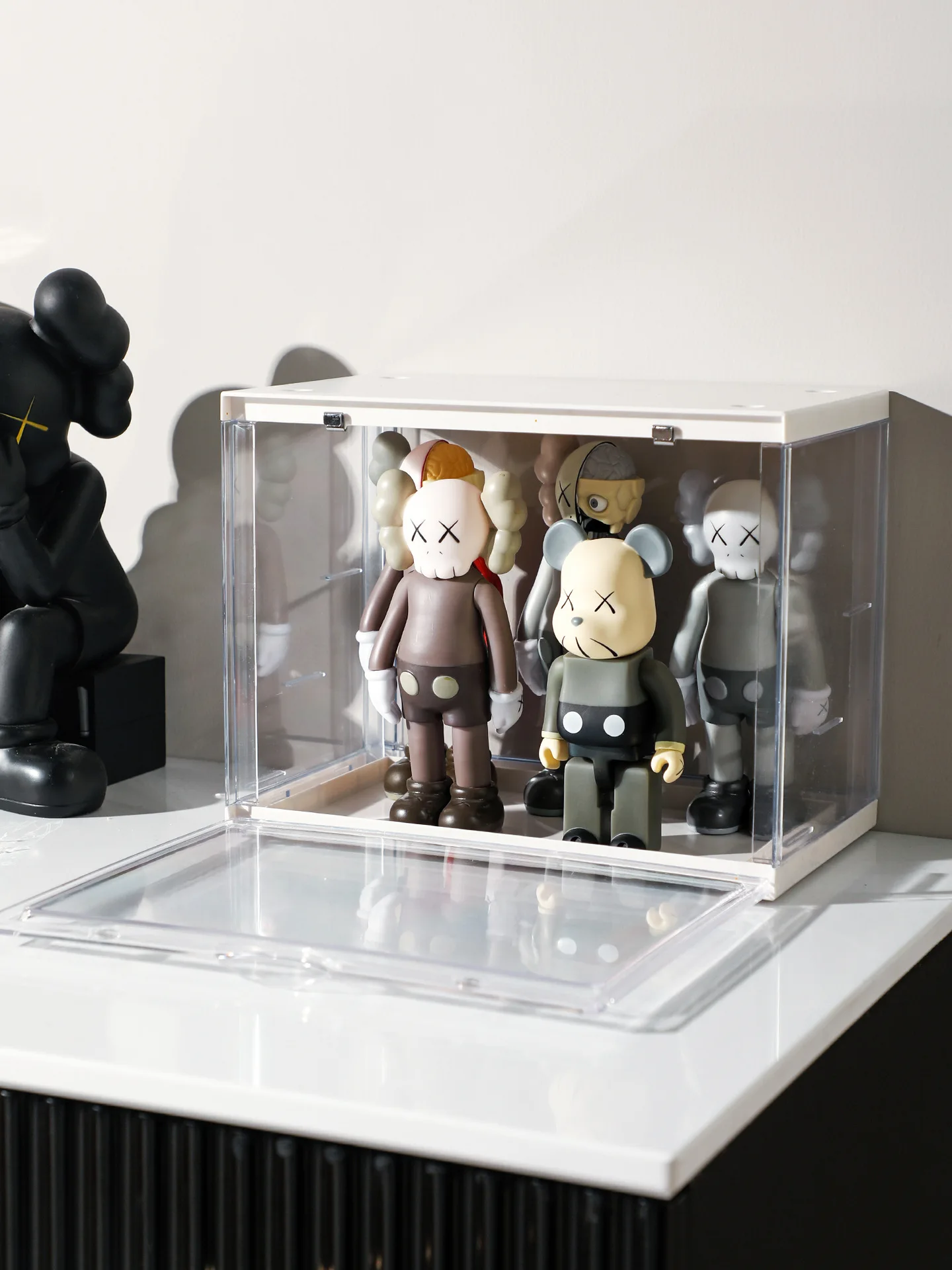 Acrylic figurine figures blind box storage doll lego display frame transparent model dustproof cabinet box for toy