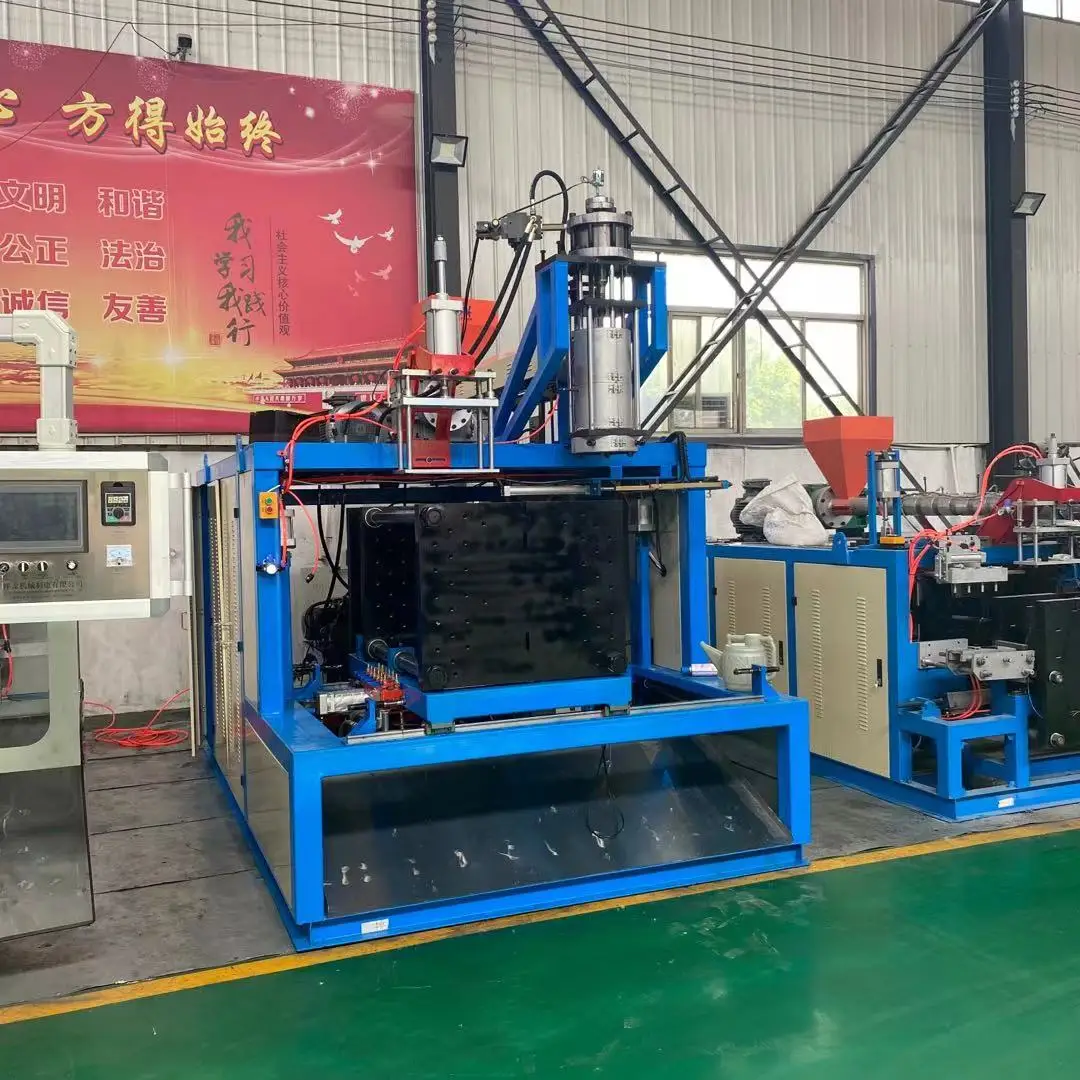 Automatic Plastic PP HDPE Shampoo Bottle Lubricant Oil Barrel 5Liter Jerry can Making extrusion blow molding machine