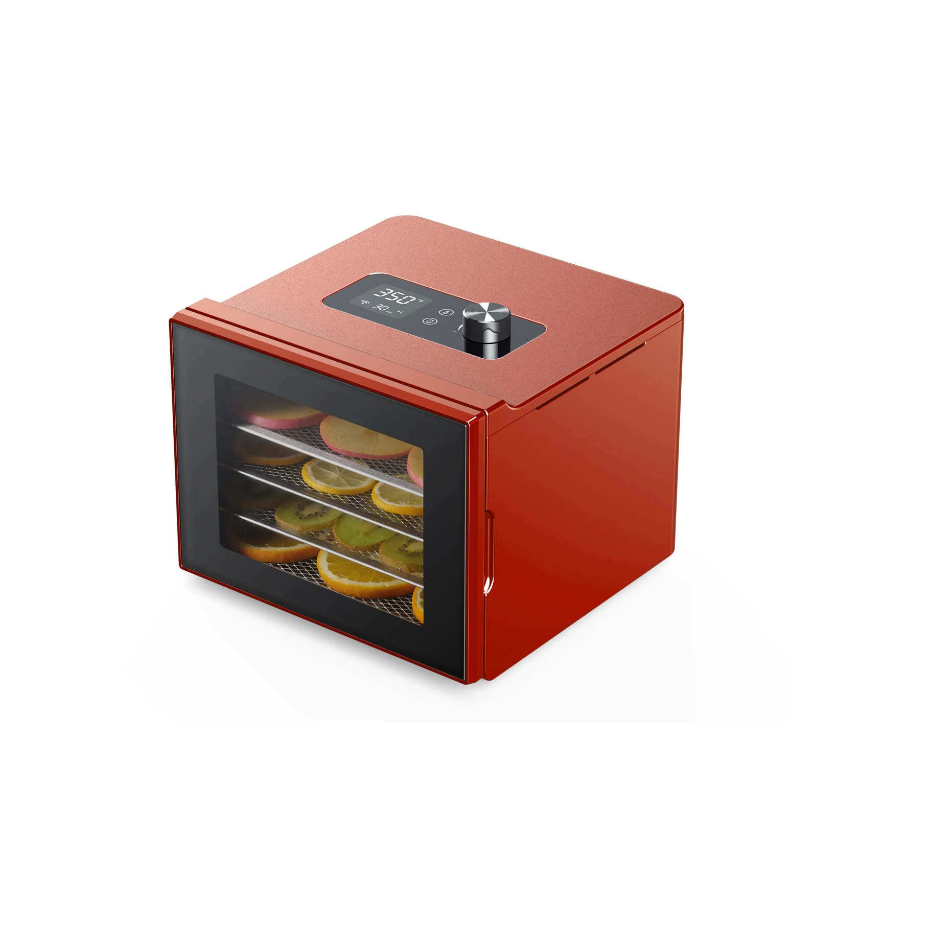 Mini Electric Food Dryer for Beef Jerky Fruits Vegetables Meat Plastic Trays Household Kitchen Use