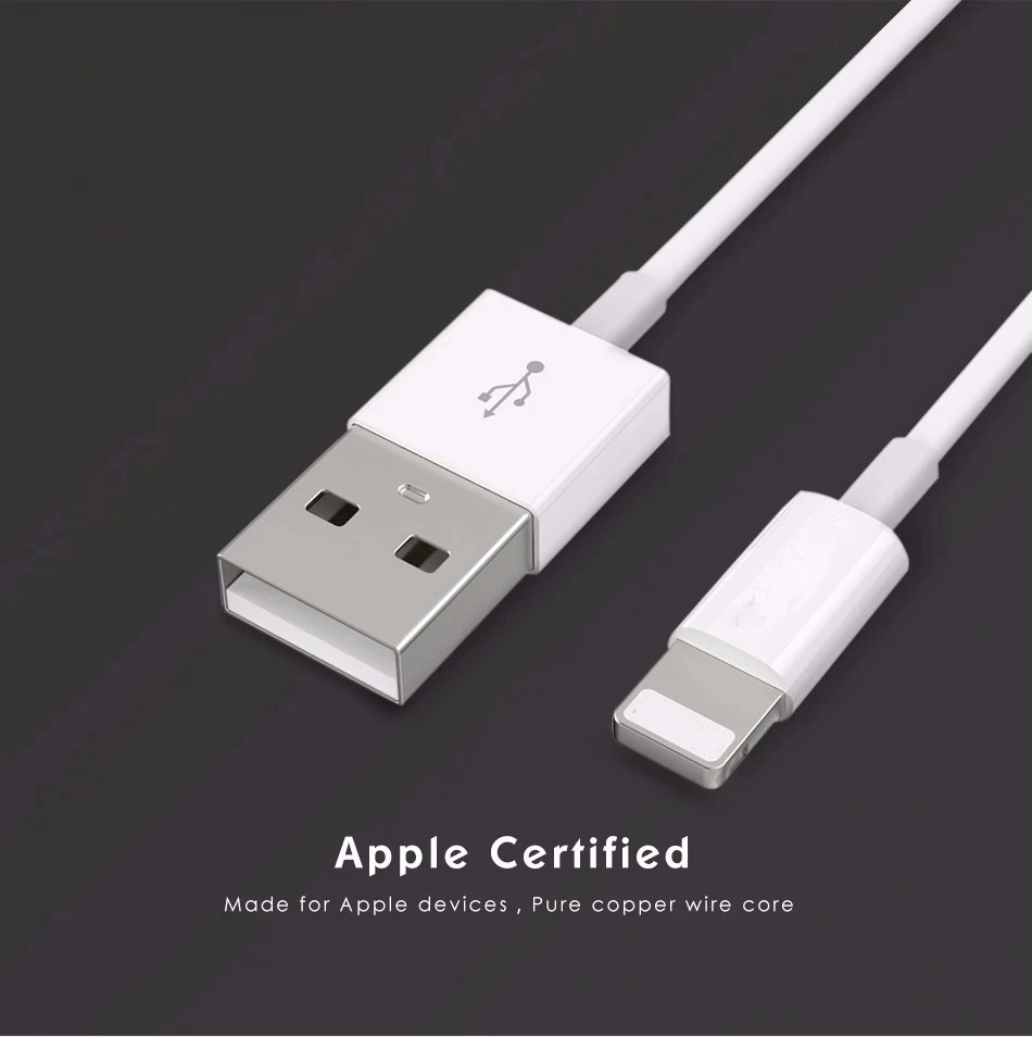  Высококачественный Usb-кабель для передачи данных 1 м 2 3 оригинальный зарядный кабель Iphone 12 зарядное