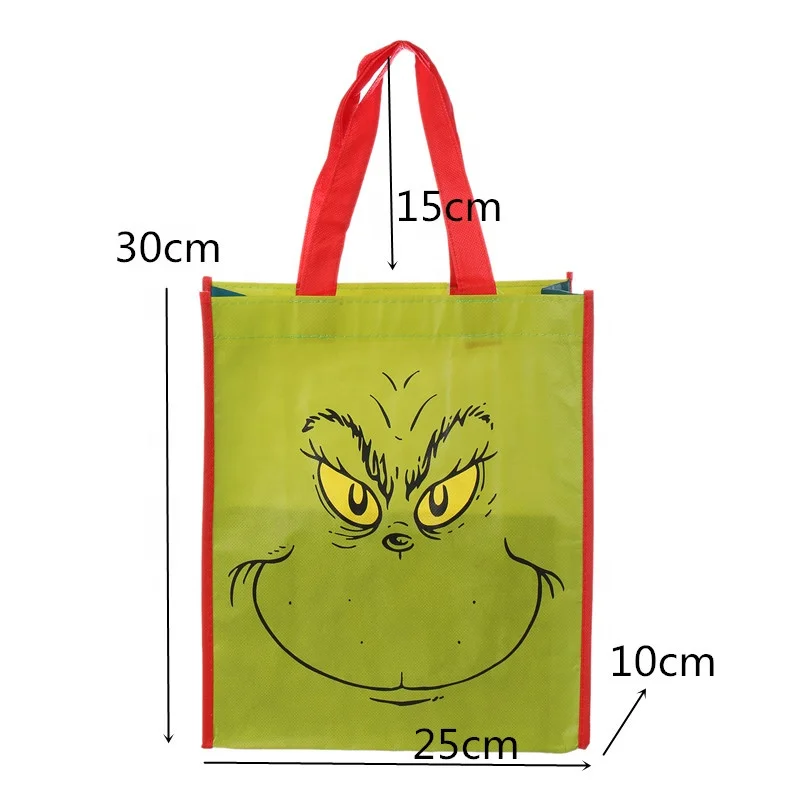 Wholesale eco cheap handle customized logo full color printing reusable foldable non woven shopping bag