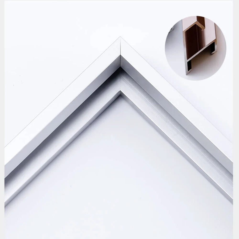 Aluminum alloy home decoration picture frame line metal material manufacturer sells advertising poster mirror frame