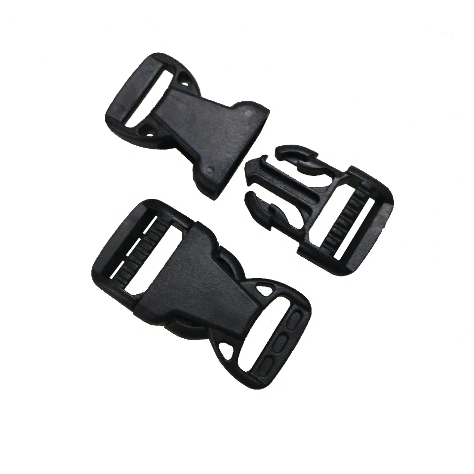 
Size 20mm Plastic Side Release Buckle Inner Detach Buckle For Backpack Luggage Straps Webbing 