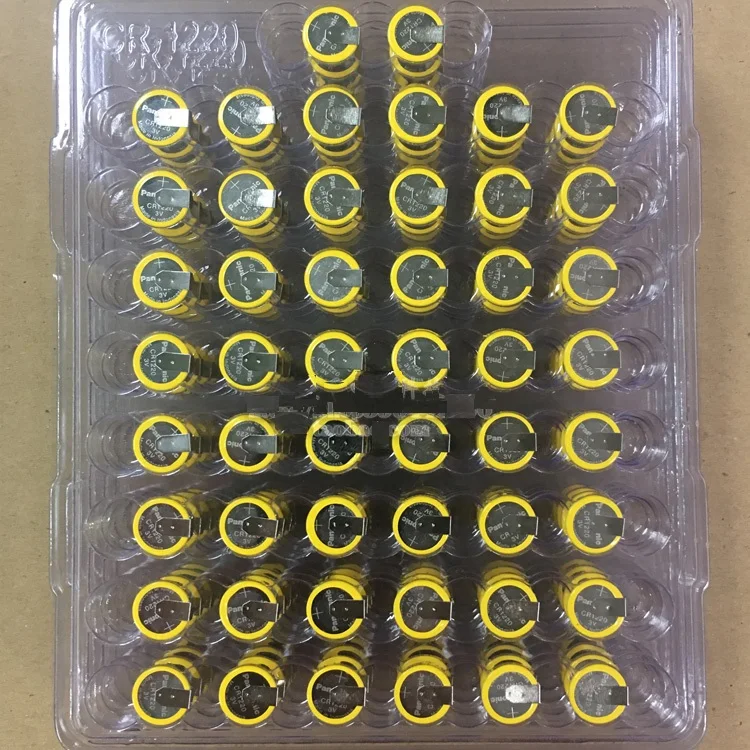 CR-1220/HFN Coin cell Lithium Manganese Dioxide 3V Primary Battery with PC pins for CMOS CR1220