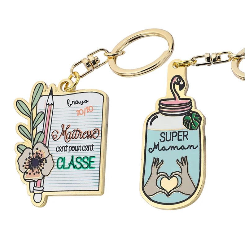 Брелок для ключей из мягкого твердого металла