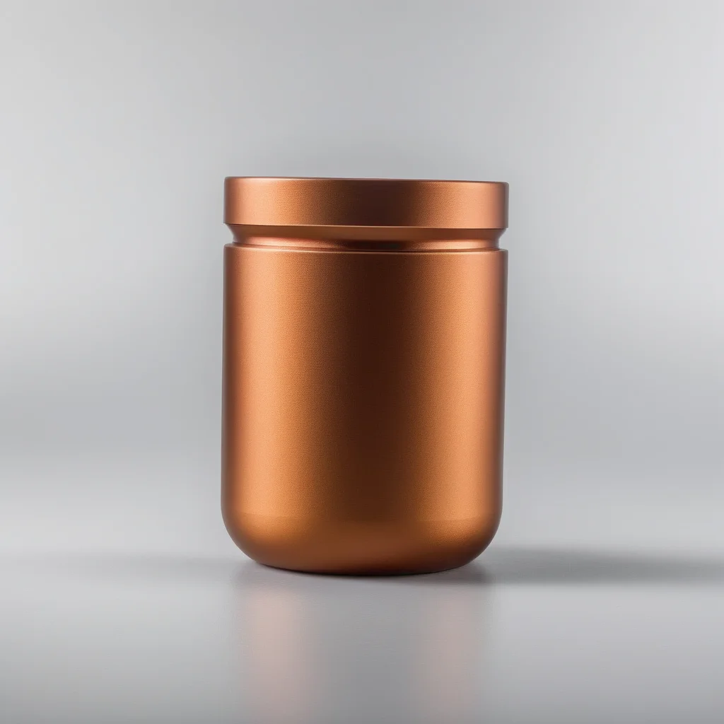 50/75/150/250/500ml aluminum protection storage jar aluminum canister with screw lid