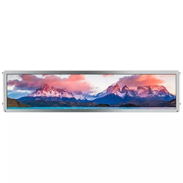 19 Inch Bar Stretched Lcd Module 1920x360 Lvds Driver Board Supermarket Shelf Advertising Display Screen