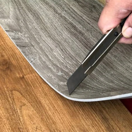 SPC WPC LVT PVC Laminate Flooring Wear-Resistant 6mm Click Vinyl for Home & Commercial Indoor Roller Flooring