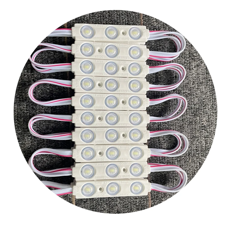 7015 Cold White 1.5w Smd 2835 Mod Lens for Channel Letter Backlight 12v 3 Injection Led Module