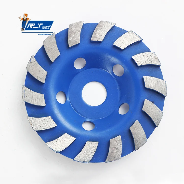 Rlt TOOLS Professional made agglomerated sawtooth design polishing cheep diamond grinding wheel
