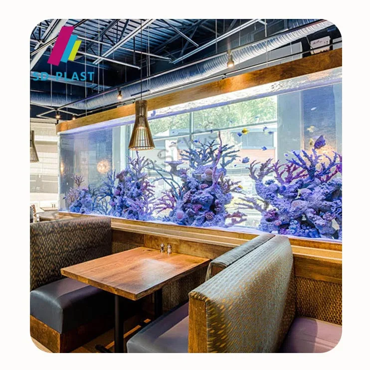 customized 150 gallon acrylic glass sheets for acrylic cylinder aquarium fish tank