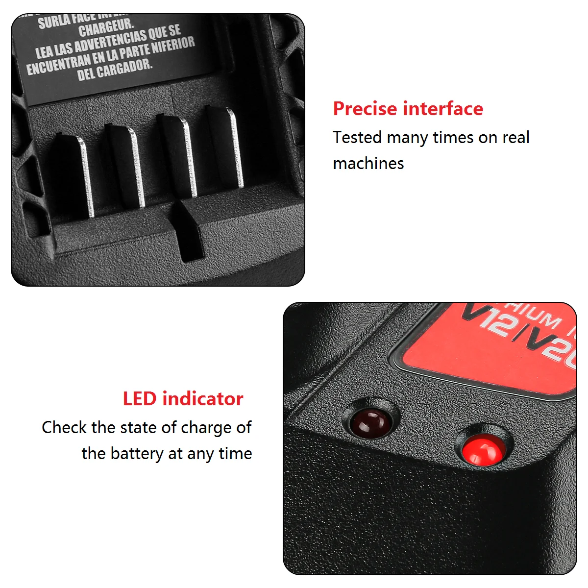 20V MAX Battery Charger CMCB104 Compatible with Craftsman V20 Lithium Battery