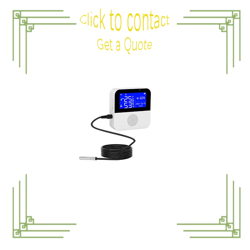 AS90W Thermo-Hygrometer Household Wireless WIFI Temperature Sensor Can Connect Probe Version rechargeable model