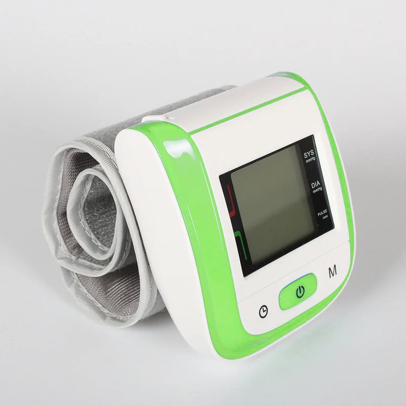 Automatic digital blood pressure machine with 2x99 read numbers Memory Voice Broadcast electronic wrist blood pressure meter