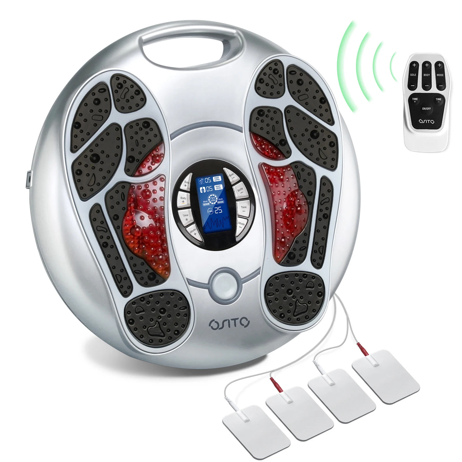 Chinese reflexology foot and calf massager blood circulation tens therapy foot massager foot care machine