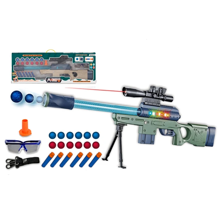 83cm length electric infrared gun sound and light plastic kids soft gun