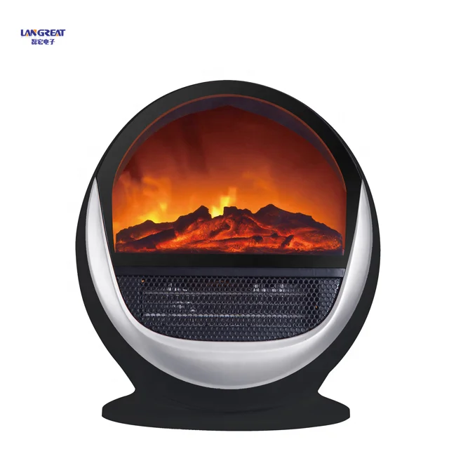 freestanding mirror fireplace heater electric