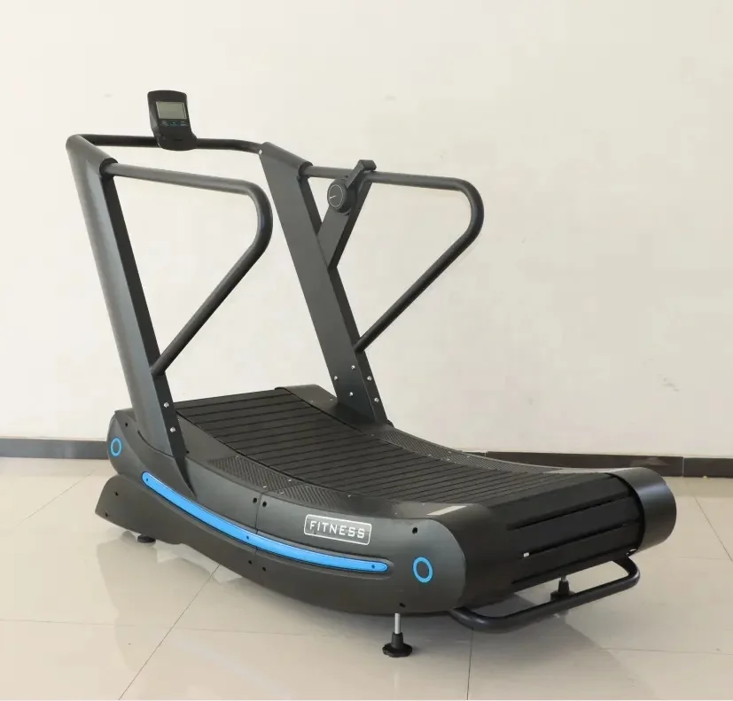 Wholesale Curved Shape Unisex Speed Adjustment Buy Cheap Commercial Foldable Curved Treadmill Automatic Incline