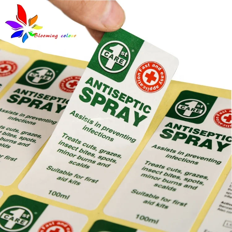 Custom Brown Craft Paper self Adhesive Label Sticker