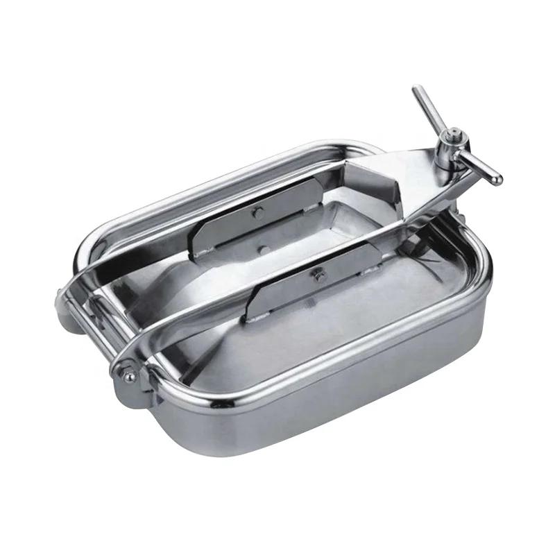 stainless steel sanitary manhole cover / manway use for tank