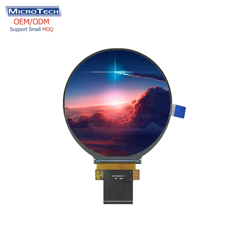 2,8 дюймовый круглый TFT-экран 480*480 RGB ЖК-модуль IC ST7701S для умных часов