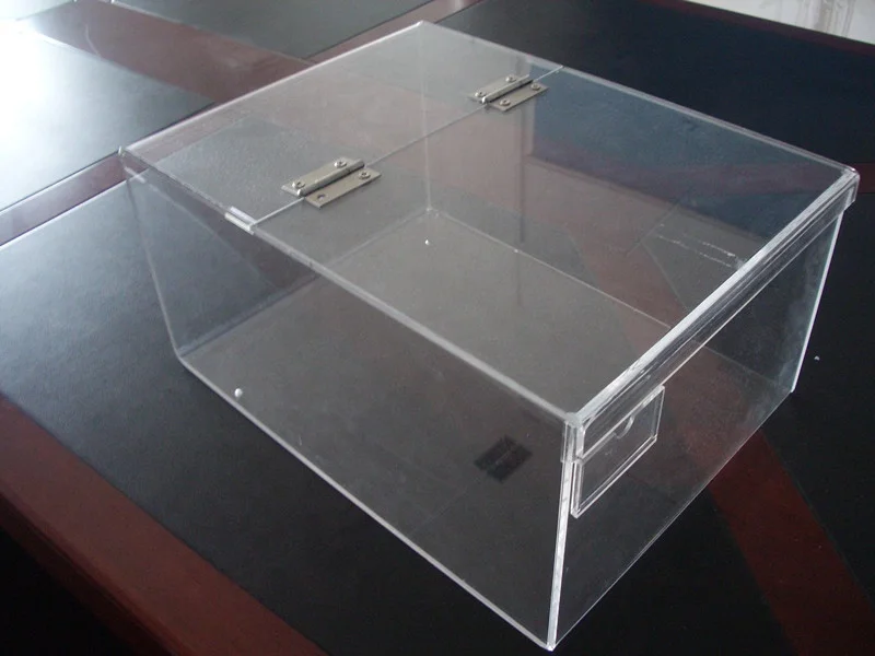 Hot sell  Transparent Acrylic Candy Box Display  showcase with Lid
