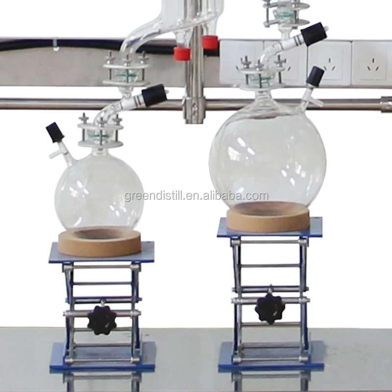 
Stock Available Lab Equipment Short Path Wiped Film Distillation Evaporator for Purifying CBD 