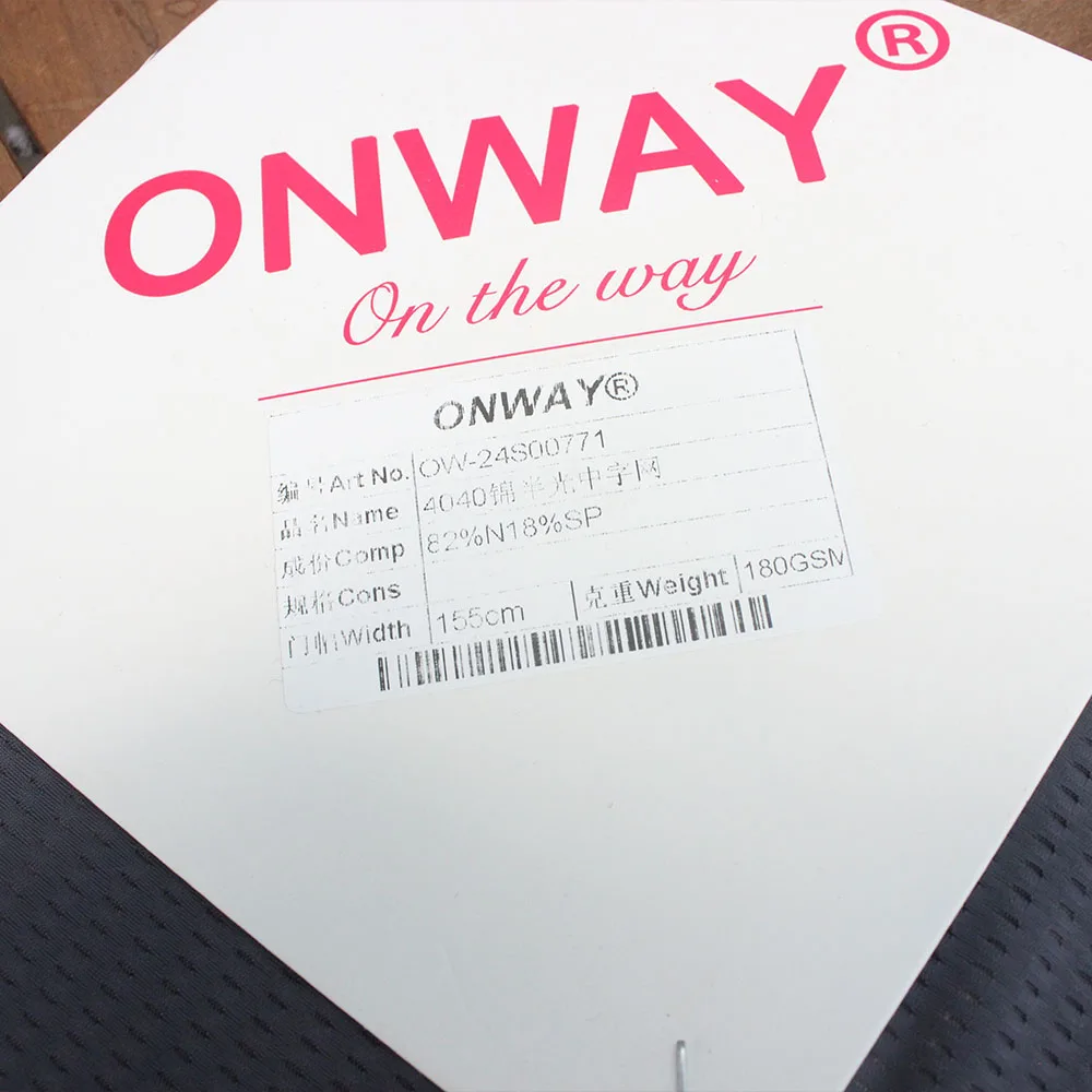 Breathable Mesh Fabric For Sports Lining High Quality 4 Way Stretch Sports Mesh Nylon Spandex Knit Fabric For Underwear Shorts