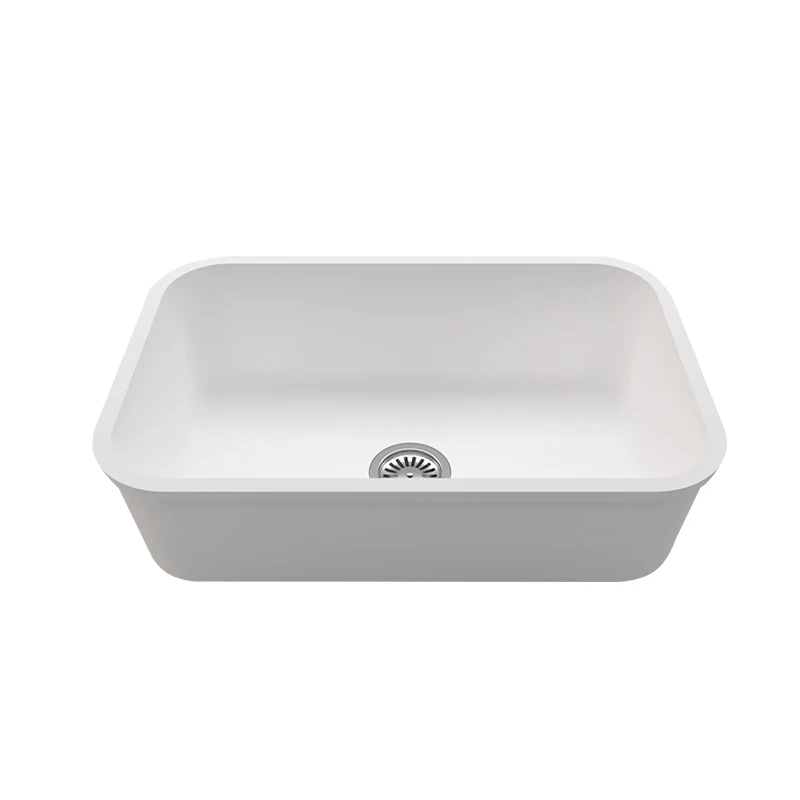 RLD101 Elegant Italian Style Artificial Stone Magics Modified Acrylic Solid Surface Counter Top Wash Hand Sink Customized