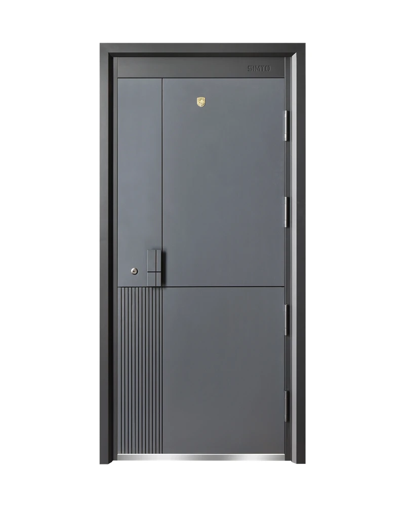 New American Design American Door Villa Entry Office Safe Room Security Entrance Metal Cold Rolling Steel Doors For Out