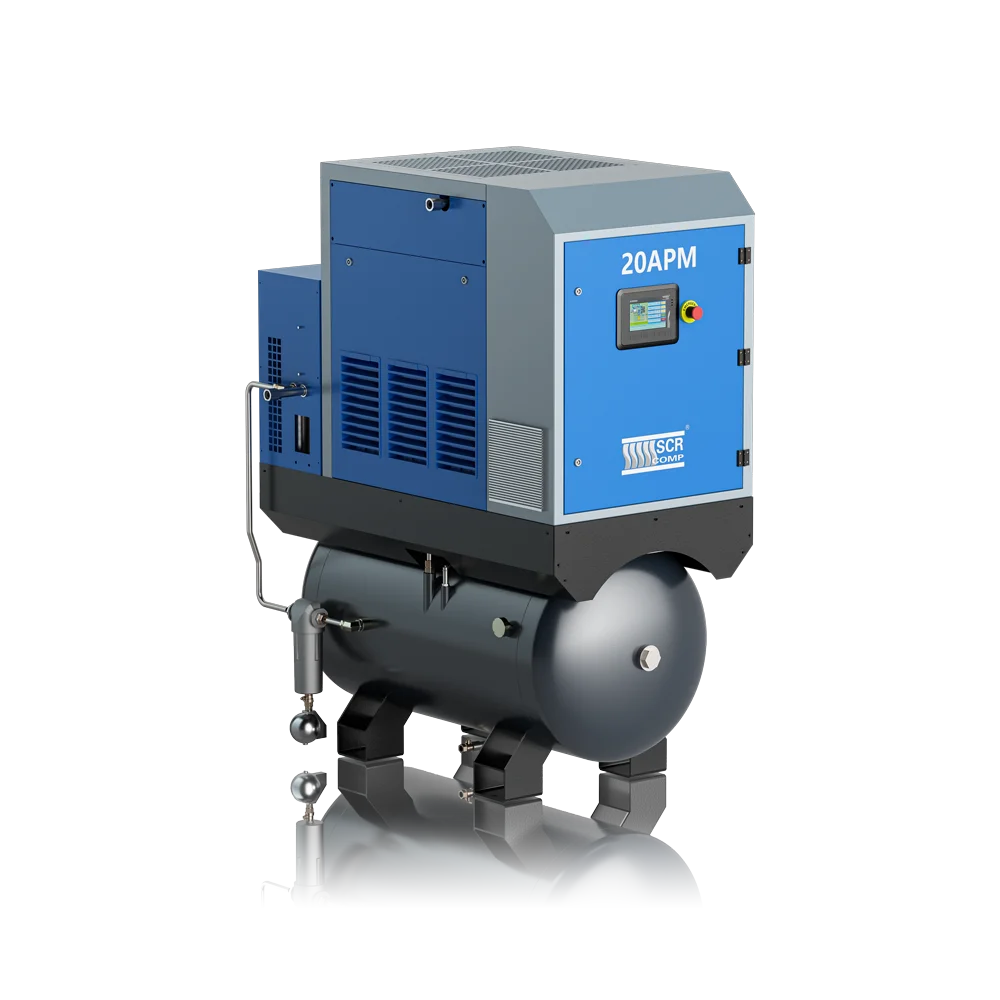 Сверхэффективный винтовой воздушный компрессор промышленный постоянный магнит воздушная сушилка фильтры опционально для 10 ~ 20