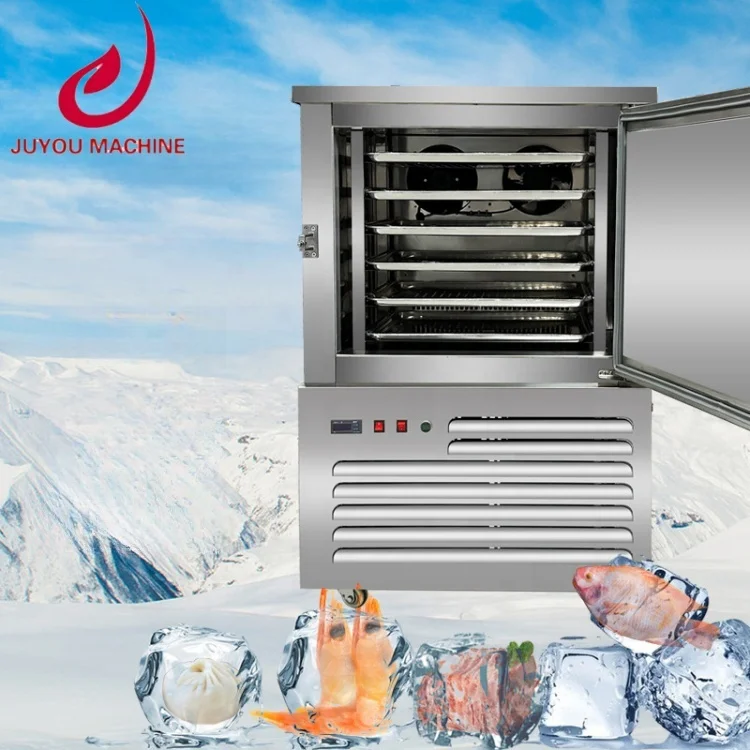 Individually Quick Frozen Commercial Shock Freezer Blast Chiller Air Blast Freezer