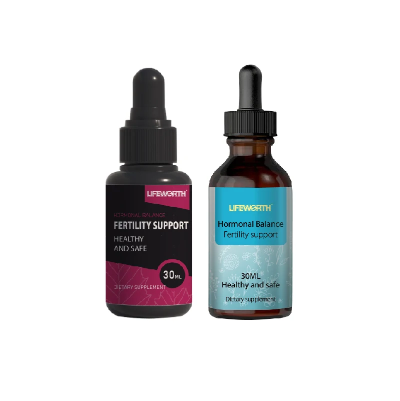 Lifeworth OEM Private Label 60ML Vegan Brain Supplement 500mg Ashwagandha Mushroom Tincture Drops for Man Fertility Support