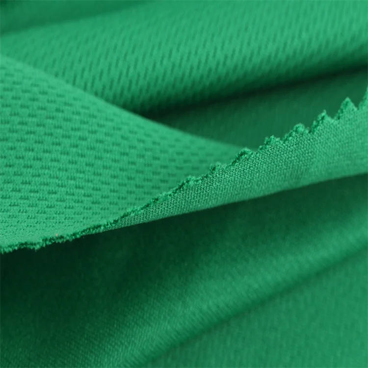 Corset Mesh Fabric Polyester Spandex For T-shirts bird eye Knitting Jersey fabric for Blazer Soccer Football uniform dry-fit tee