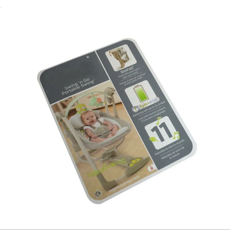 Factory price direct supply quality clothing tag brand clothing logo PP plastic simple product label card