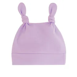 Factory custom Wholesale custom plain color organic cotton bamboo baby beanies hats newborn