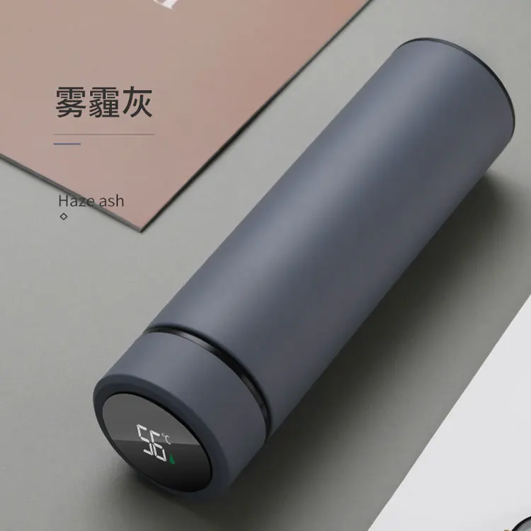 Special new Fahrenheit cheap stainless steel Smart Water Bottle with LED Temperature Display Thermo tumbler cups in bulk