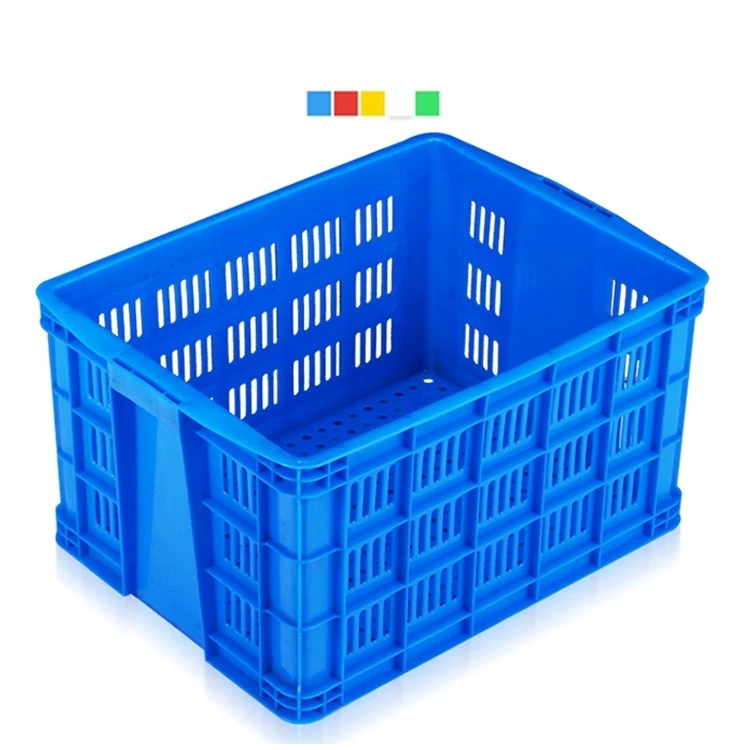 Agriculture vegetable and fruit post harvest basket turnover box for using in greenhouse