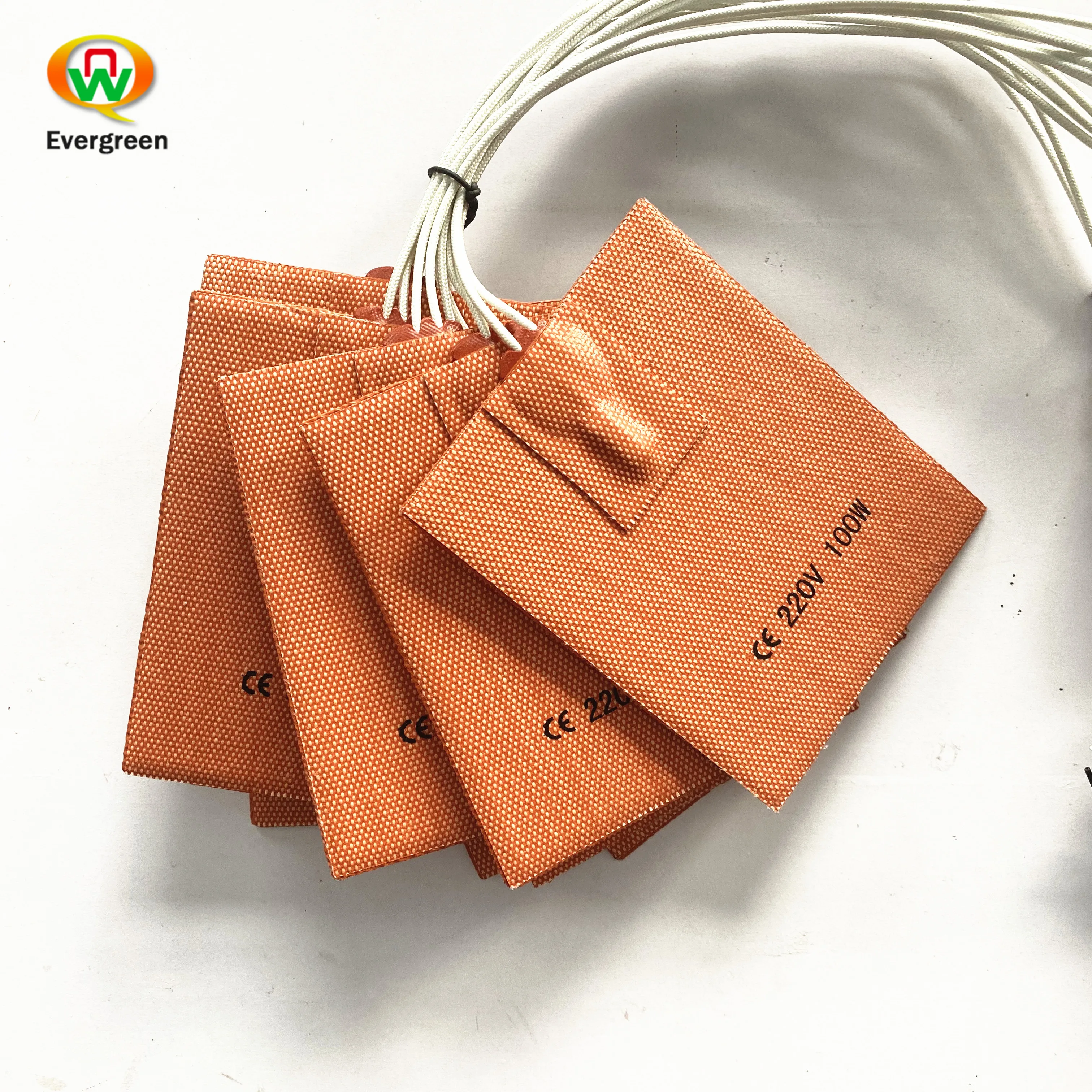 
Customizable silicone rubber heating pad With 3M back glue 