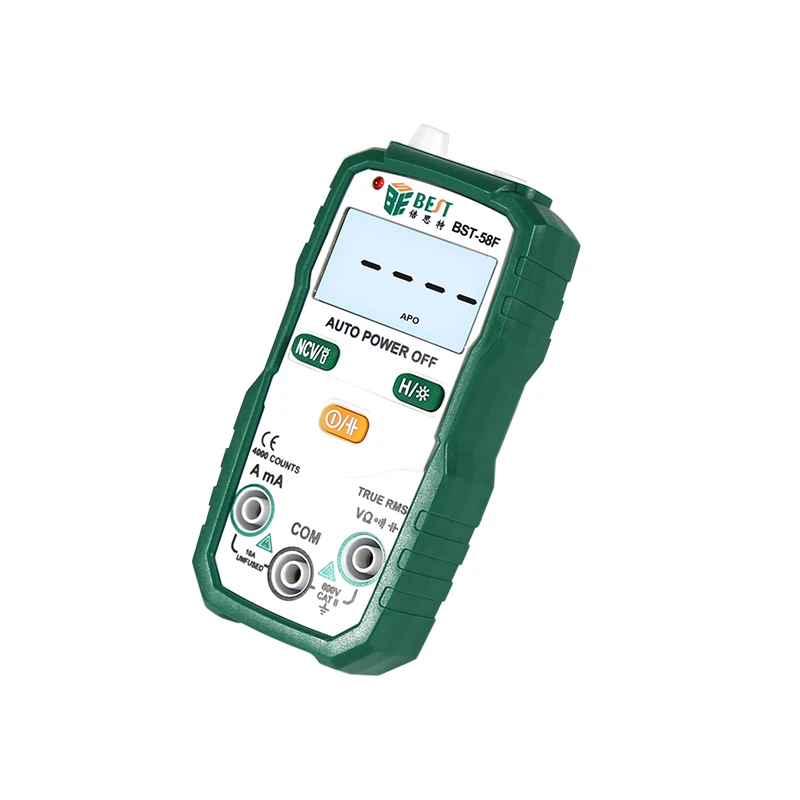 Digital Multimeter tester autoranging True rms automotriz multimetro with NCV DATA HOLD LCD backlight+Flashlight