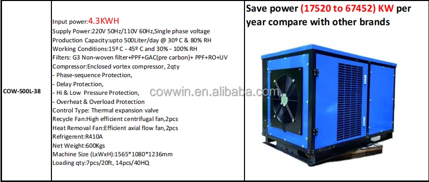 Китай горячая/холодная вода л/день генераторы атмосферной воды wajik из воздуха