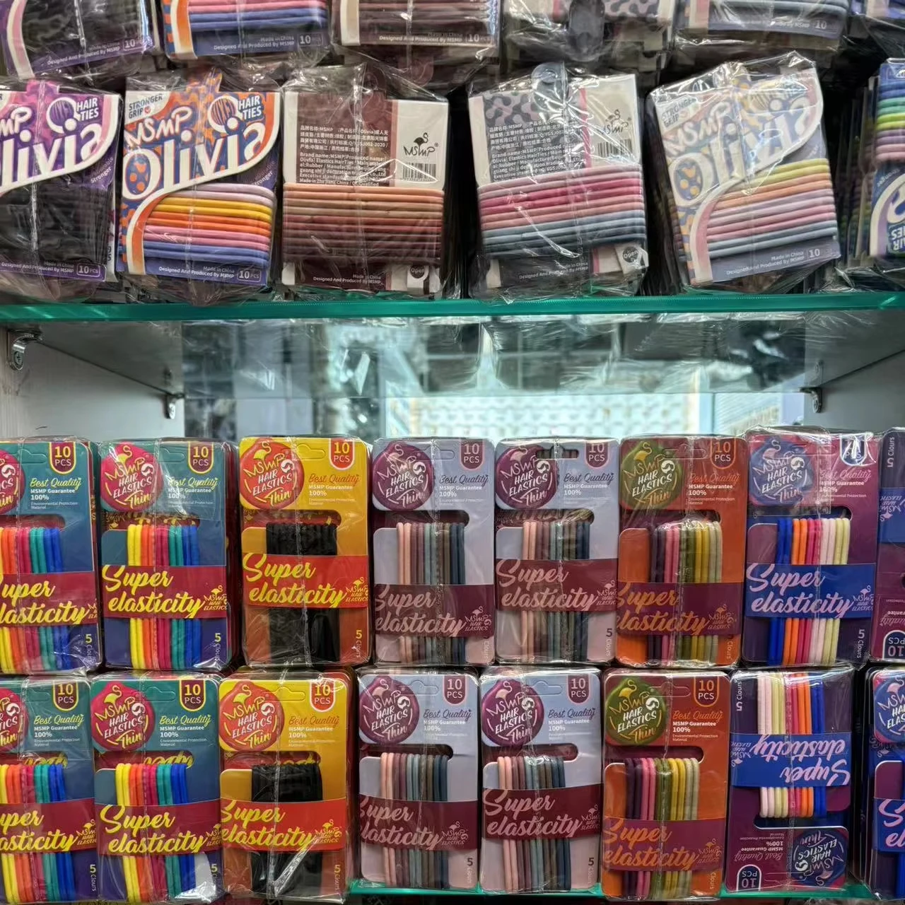 Factory Wholesale All designs best price Candy Multicolor Simple Hair band No Seam Women Girl Rubber band High Stretch Hair Ring