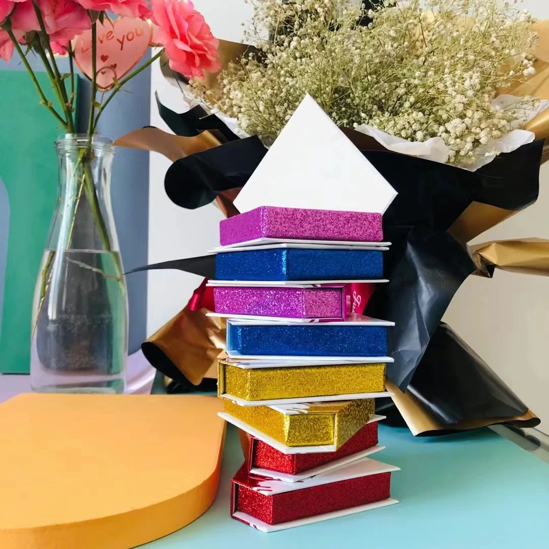 Diamond Lash Packaging Box Bulk 25 Mm Mink Strip Eyelashes 15Mm 20 Mm Siberian Fluffy Mink Lashses