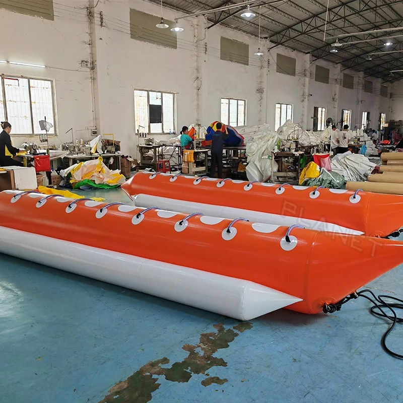 Hot Selling Yellow Boat Inflatable Flyfish PVC Flying Fish Inflatable Banana Boat