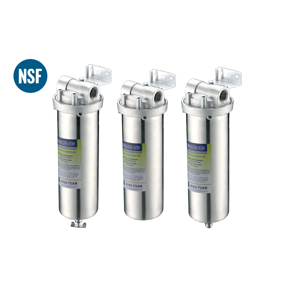 HONG HUI HPS-20C NSF Stainless Steel Filter Housing 10 Inch Water Filter System